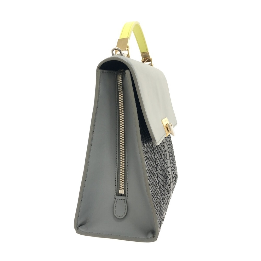 Balenciaga Gray Handbag Python Rudis Leather - image 1